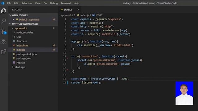 Cara Membuat Private Chat Online Menggunakan Node.JS смотреть онлайн