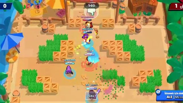 Geometriyi Alt Üst Eden Trickshoot - Brawl Stars #1 смотреть онлайн