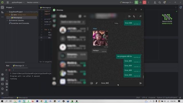 How to send bulk messages with Python (WhatsApp/Telegram for any type.) смотреть онлайн