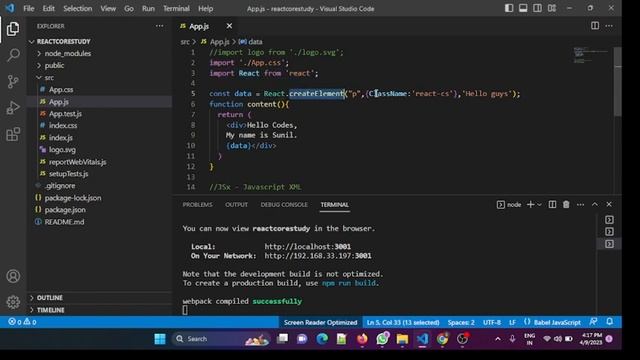 React Js Tutorials #2 - JSX With Examples By Codes смотреть онлайн