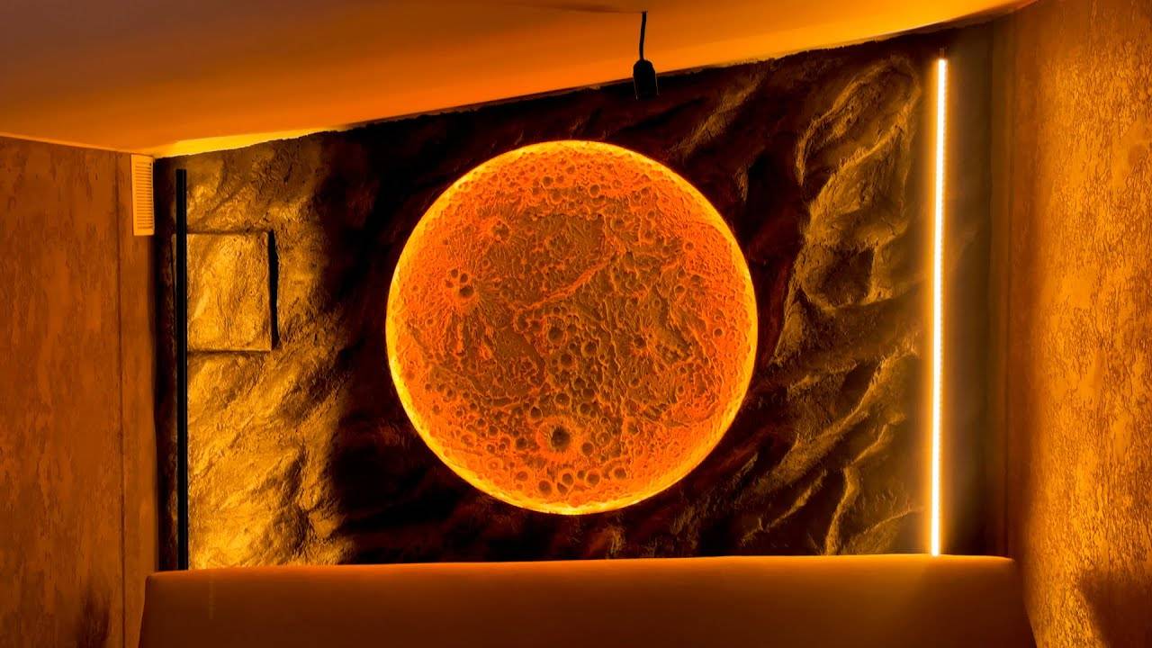 Делаю угловой светильник для подсветки стены! смотреть онлайн