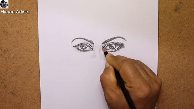 Pencil sketch drawing a girl hidden face simple way || How to draw a girl hidden face for beginners смотреть онлайн