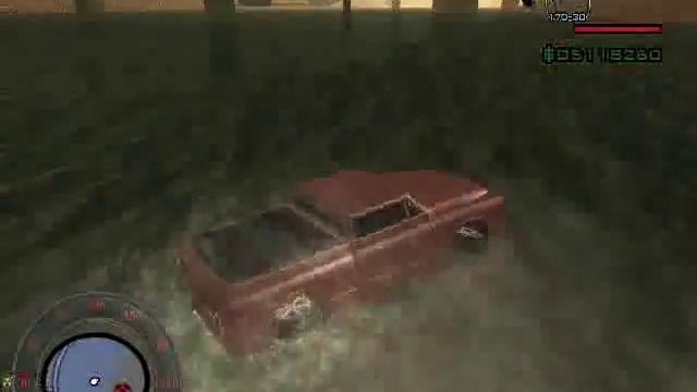 GTA SA плавание тачки!!!!! (CentR) смотреть онлайн