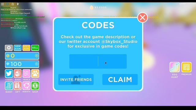 ALL ROBLOX EGG SIMULATOR CODES APRIL 2020! | FREE PETS, BOOSTS AND MORE! смотреть онлайн