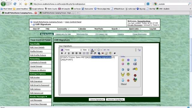 V bulletin Forum - How to create signatures смотреть онлайн