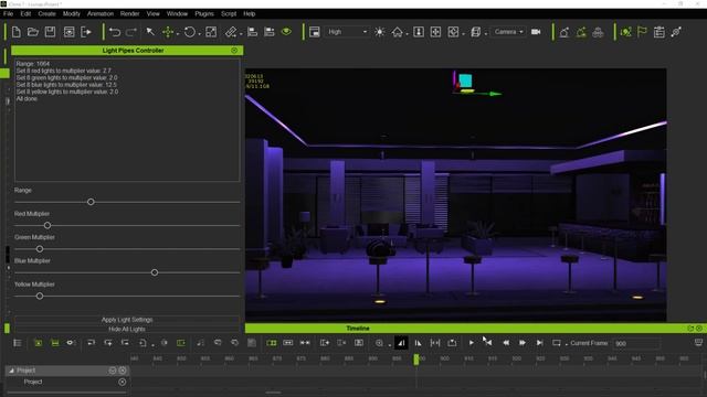 Python Light Cubes Controller for IClone смотреть онлайн