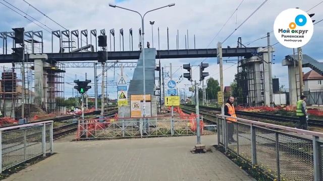 Строительство моста на станции «Ипподром» смотреть онлайн