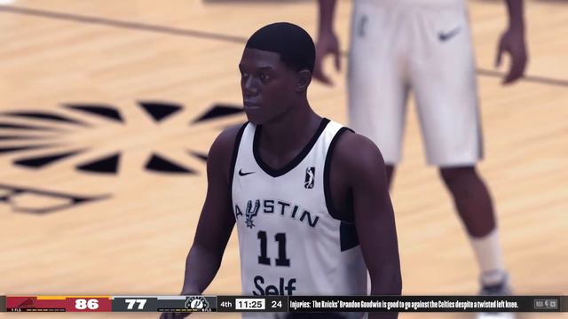 NBA 2K24 MyNBA Era - Sioux Falls Sky Force (20-14) vs Austin Spurs (18-18) смотреть онлайн