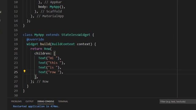 Flutter Bangla Tutorial | 17 | Column and Row Widget | Understand it's properties смотреть онлайн