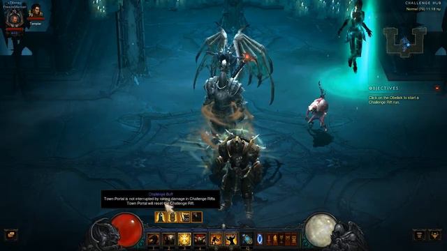 Diablo 3 Challenge Rift 7 Europe Review Crusader Roland's build смотреть онлайн