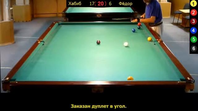 Игра "Пирамидка с контрольным шаром" 21 смотреть онлайн