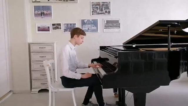 Демчук Даниил 14лет И.С.Бах Прелюдия и фуга c-moll ХТК 1том смотреть онлайн