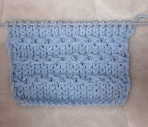 Узор спицами. Цепочки