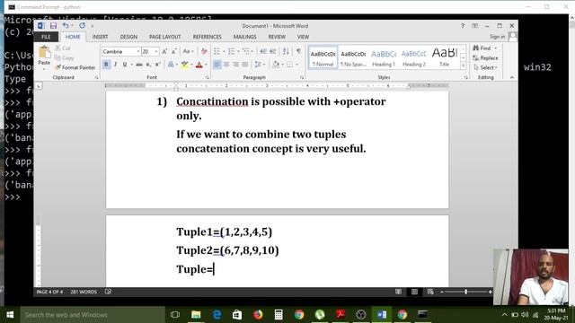 (9) Python-II (Tuples) (Part-2) (Lecture-9) смотреть онлайн