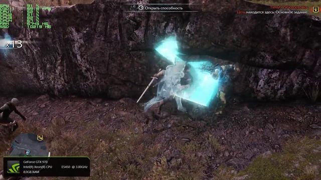Middle-Earth Shadow of Mordor on Xeon E5450 4.10 Ghz(OC)+GTX970 смотреть онлайн