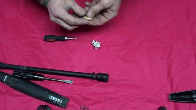 Ремонт Karcher. Нет давления мойка керхер. Ремонт пистолета Karcher.