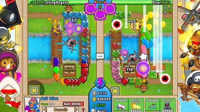 The DEADLY DRONE Monkey Tower DESTROYS the Bloons! смотреть онлайн