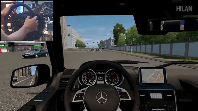 City Car Driving - MERCEDES-BENZ G65 AMG [Steering Wheel Gameplay]