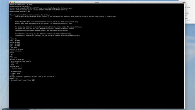 5285 L 03 Mongo CLI insert смотреть онлайн