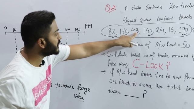 L-6.9: C-LOOK Algorithm in Disk scheduling with Example | Operating System смотреть онлайн