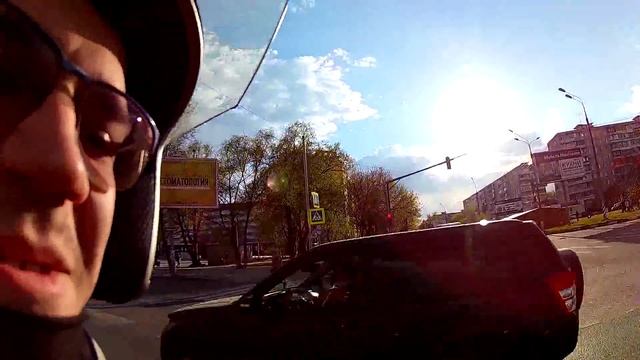 HONDA cbr 929 RR with passenger and BMW R1200GS light riding смотреть онлайн