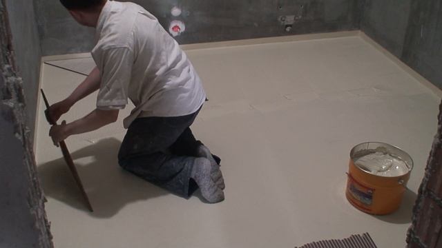 Laying ceramic tile on the floor. Clay Sikabond-T8 (Part 1) смотреть онлайн