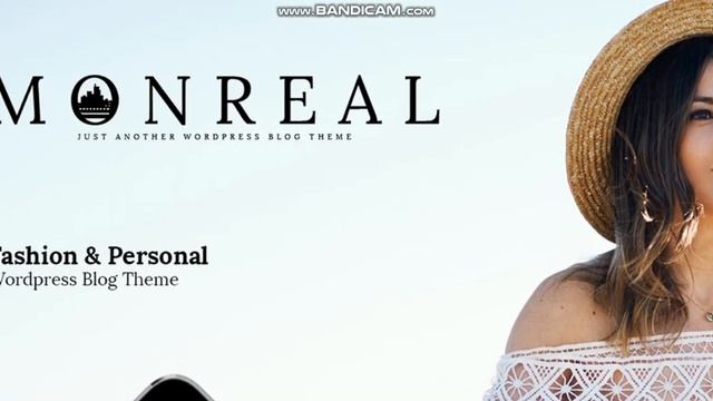 Monreal Fashion Blog & Magazine: разработка шаблона дизайна сайта для WordPress смотреть онлайн