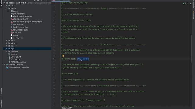 Where is elasticsearch settings (configs) ? смотреть онлайн