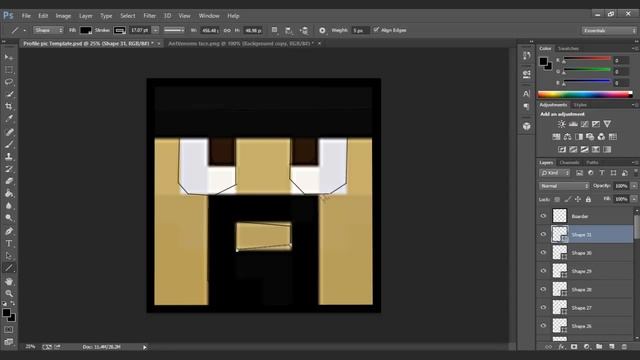 Photoshop Tutorial: How To Make a Cartoon Minecraft Face [EASY] смотреть онлайн