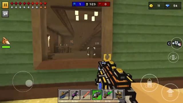 Pixel gun rapid fire rifle gun review!!! смотреть онлайн