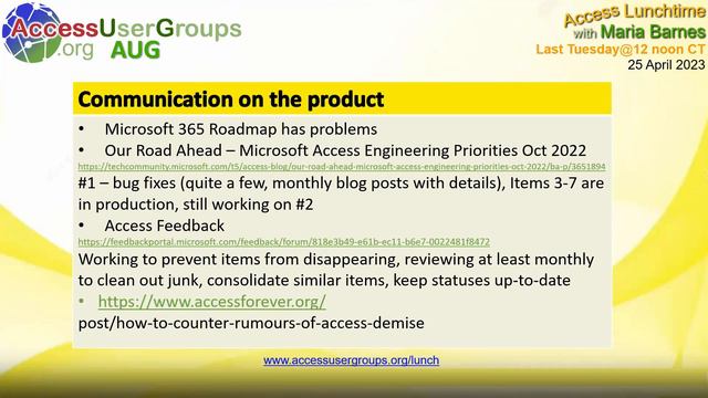 AL: What's new in Microsoft Access, by Maria Barnes смотреть онлайн