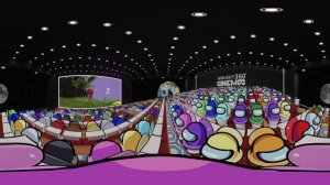 AMONG US 360° / SKIBIDI TOILET - CINEMA HALL 3 VR/360° ANIMATION | VR/360° Experience