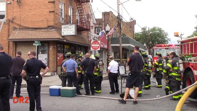 Clifton Fire Department 2nd Alarm Working Structure Fire 9-6-16 смотреть онлайн