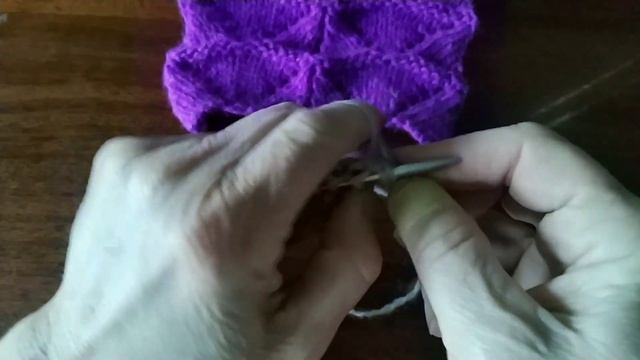 Ажурный узор № 84. Вязание с нуля. Узоры спицами. Вяжем вместе. смотреть онлайн