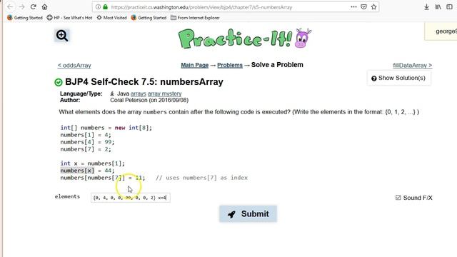Building Java Programs Chapter 7 Self-Check 7.5 numbersArray смотреть онлайн