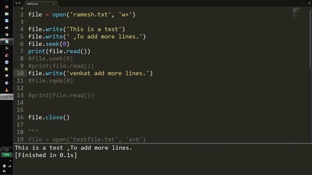 Write Data to File in Python Telugu | VLR Training Class 33 смотреть онлайн