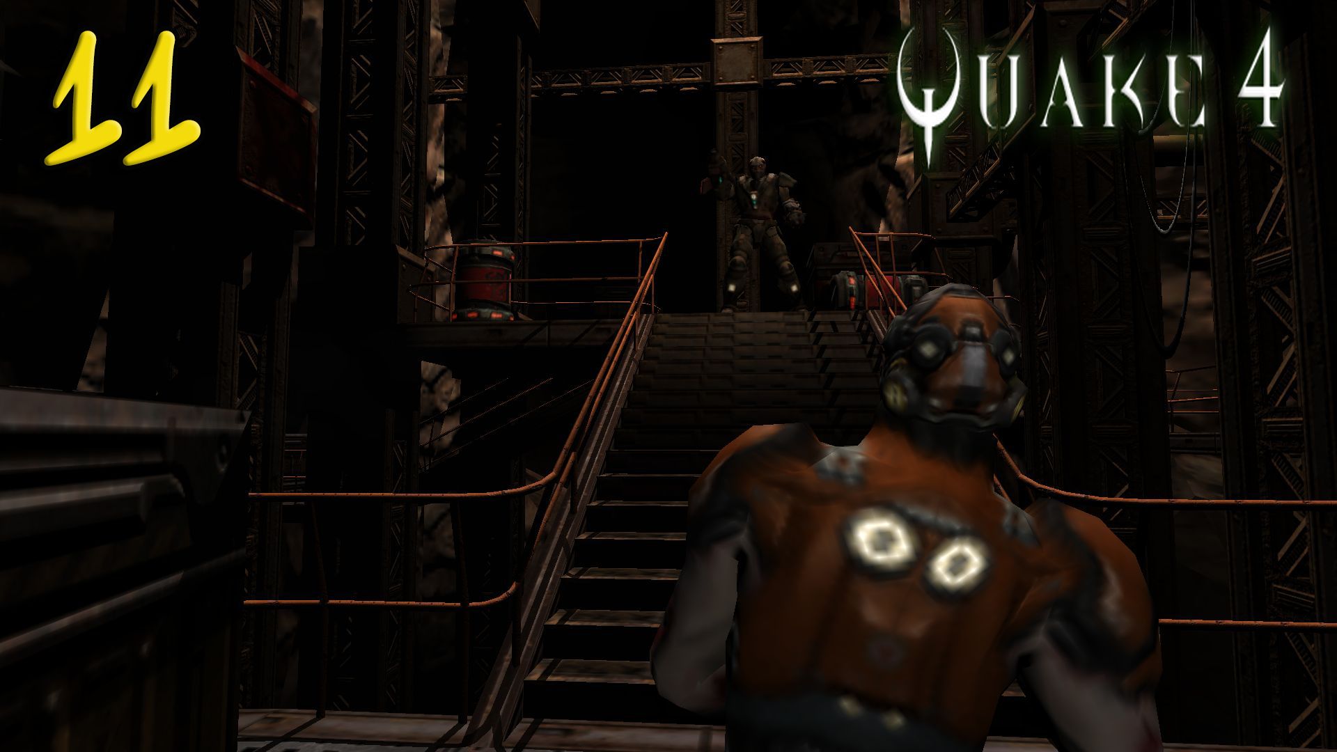 Quake 4 ⫸ Прохождение #11 ⫸ Цех синтеза