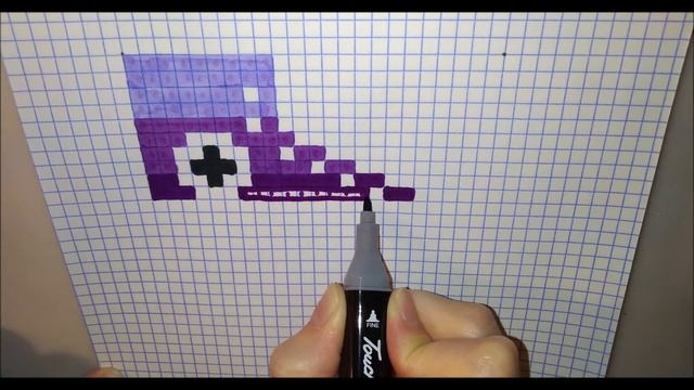 Конверсы по клеточкам в тетради! #34 - #pixelart. How To Draw a Converse (sneakers). смотреть онлайн