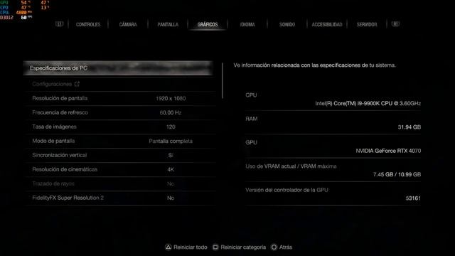 Resident Evil 4 Remake RTX 4070 I9 9900k смотреть онлайн