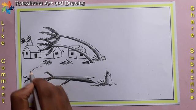 Cyclone scenery Drawing | how to Draw a Storm at Sea | Easy to Draw смотреть онлайн