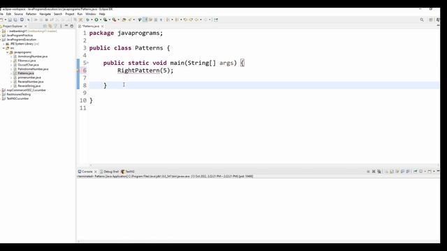 Patterns | How to print Right Triangle Pattern using Java | Java Programs смотреть онлайн