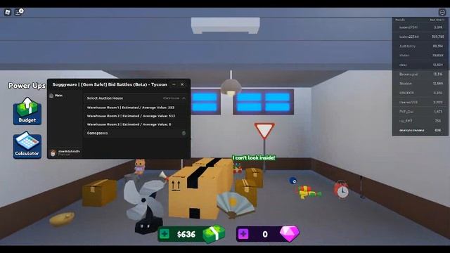 Roblox Bid battles INSANE Script (PASTEBIN) [AUTO VALUE, FREE GAMEPASSES] смотреть онлайн