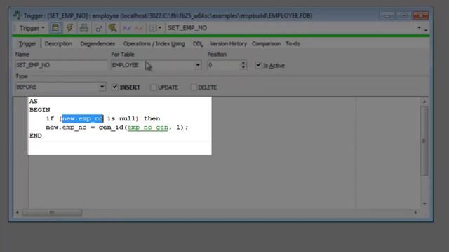 Tutorial 4, part 2: IBExpert Database Objects смотреть онлайн