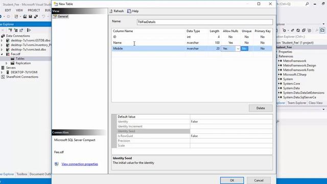 Creating SqlCe Database And Tables смотреть онлайн
