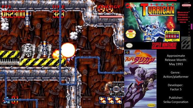 SNES A Day 192: Super Turrican смотреть онлайн