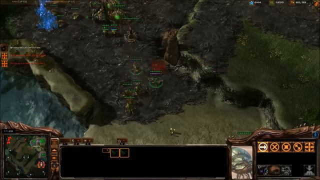 Starcraft 2 Brood War Mod FPVOD 1v1 ZvT Fighting Spirit смотреть онлайн