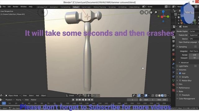 Blender 2.80 Sudden crashing When rendering or in shader editor fixed 2020 смотреть онлайн