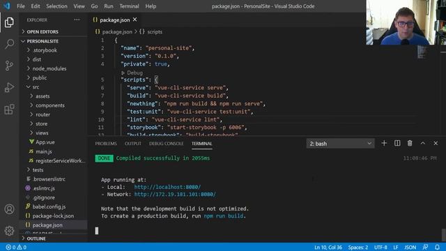 VueJS 2.x - The package.json File смотреть онлайн