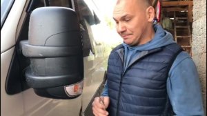 Как снять повторитель в зеркале ивеко дейли.