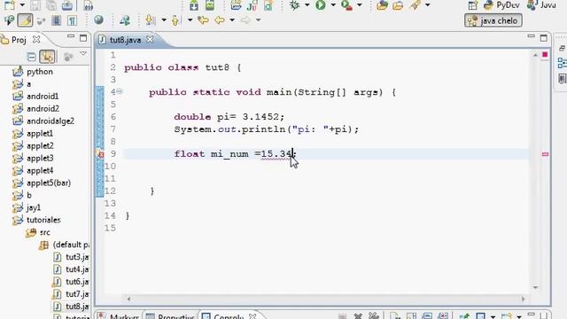 Tutorial Programacion Java 8 Float, Double, Short смотреть онлайн